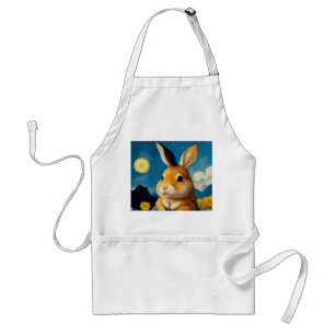Starry Vår Bunny Förkläde
