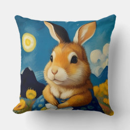Starry Vår Bunny Kudde