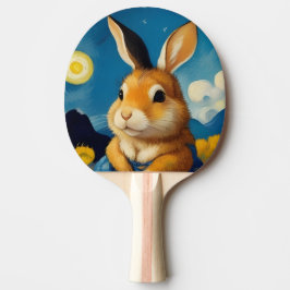 Starry Vår Bunny Ping Pong Paddle Pingisracket