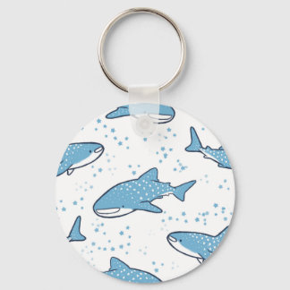 Starry Whale Shark (Light) Nyckelring