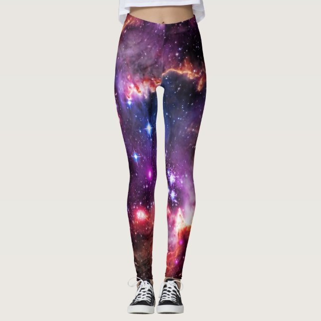 Starry Wingstips of Small Magellanic Cloud Leggings (Framsida)