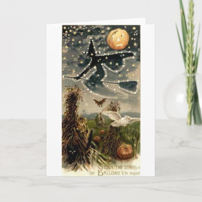 Starry Witch på Broomstick Kort (Framsida)