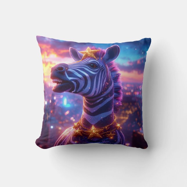 Stars Aad Rand med ZEBRA ZANZIBAR Kudde (Framsida)