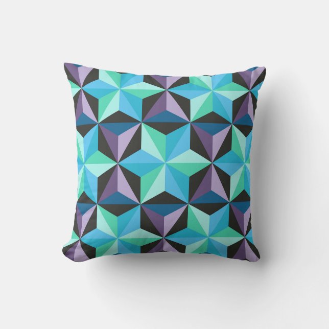 Stars Abstrakt Geometric Patchwork Kudde (Framsida)