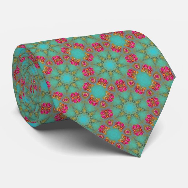 Stars And Berries Neck Tie Slips (Rullad)