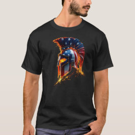 Stars and Fire  T Shirt