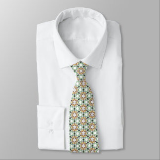 Stars and Mint Neck Tie Slips