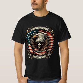 Stars and Stripes Forever - American Eagle Pride T Shirt