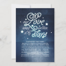 Stars bröllopsinbjudan inbjudningar