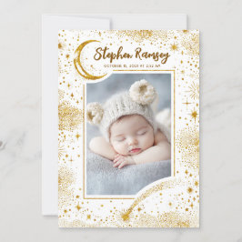 Stars Celestial Cute White Newborn Photos Bird Meddelande