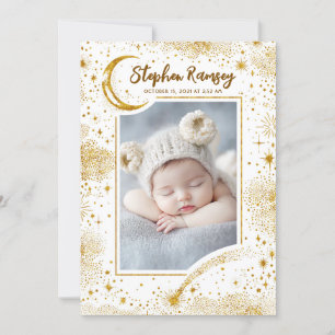 Stars Celestial Cute White Newborn Photos Bird Meddelande
