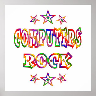 Stars Computers Sten Poster
