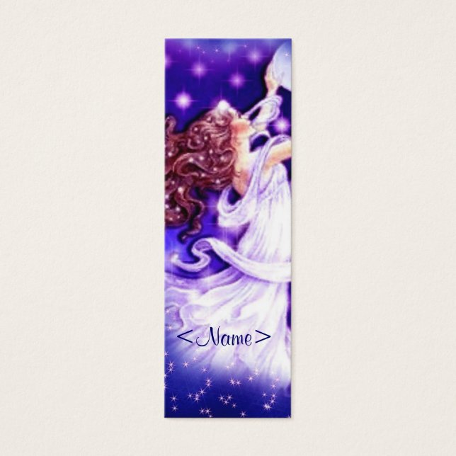 Stars Fairy Bookmark Litet Visitkort (Framsidan)