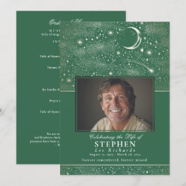 Stars Firande i Life Photo Memorial Funeral Program