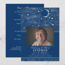 Stars Firande i Life Photo Memorial Funeral Program