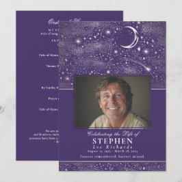 Stars Firande i Life Photo Memorial Funeral Program