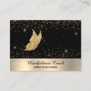 *~* Stars Guld Glitter Butterfly Mystical Magic Visitkort