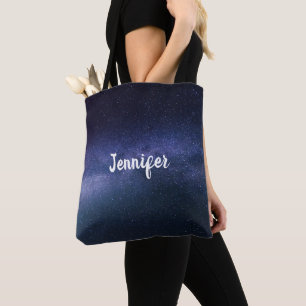 Stars Himmel Galaxy Bride Bridesmaid Elegant bröll Tygkasse