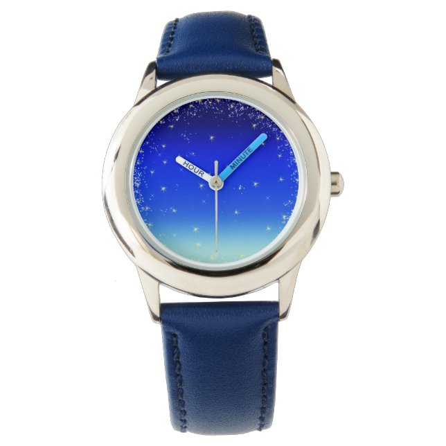 Stars i Blue Armbandsur (Framsida)