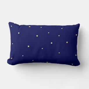 Stars i Midnight Blå himmel fonful Lumbarkudde