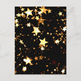 Stars i mörkret vykort