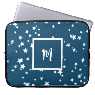 Stars monogram laptop fodral
