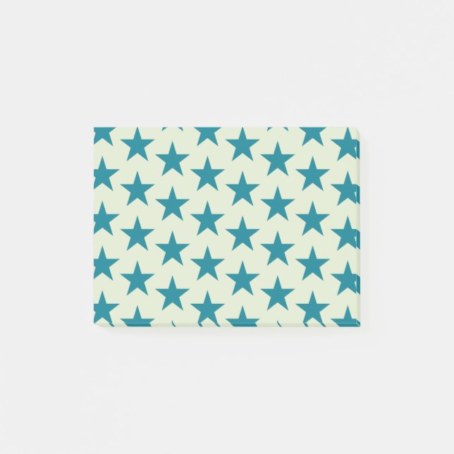 Stars Mönster 6 Post-it Block (Framsida)