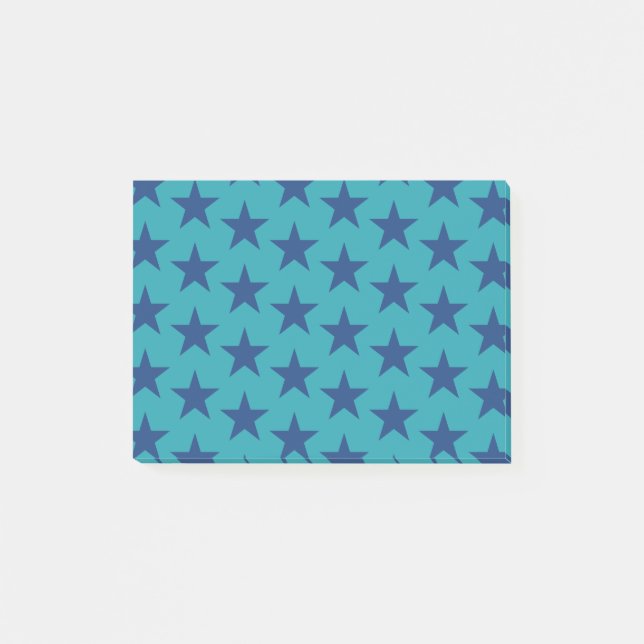 Stars Mönster 8 Post-it Block (Framsida)