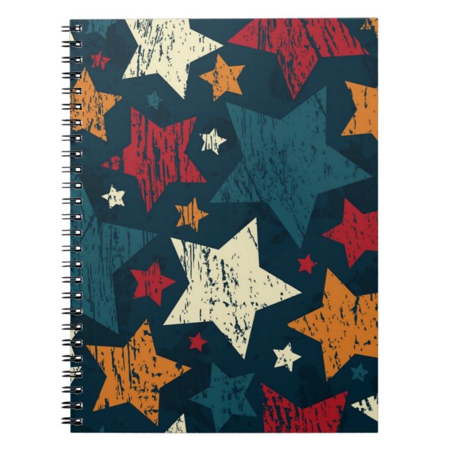 Stars mönster anteckningsbok (Framsidan)