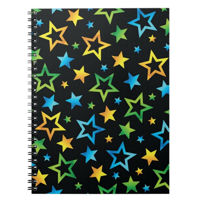 Stars mönster anteckningsbok (Framsidan)