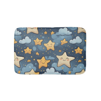 Stars mönster badrumsmatta
