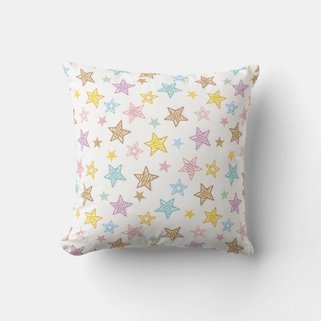 Stars Mönster Dekorativ kudde (Framsida)