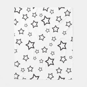 Stars mönster fleecefilt