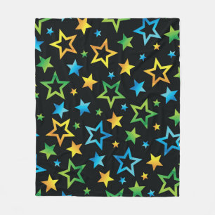 Stars mönster fleecefilt