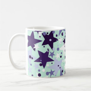 Stars mönster kaffemugg