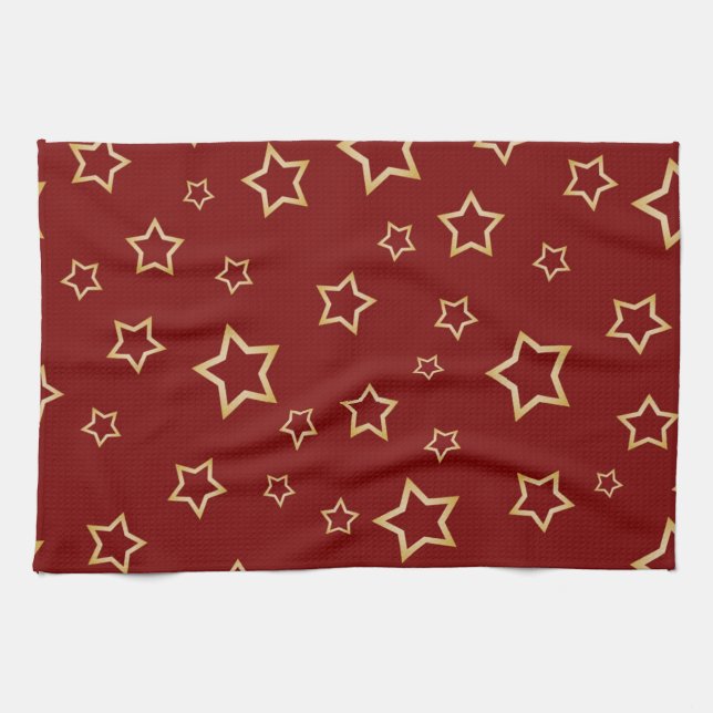 Stars mönster kökshandduk (Horisontell)