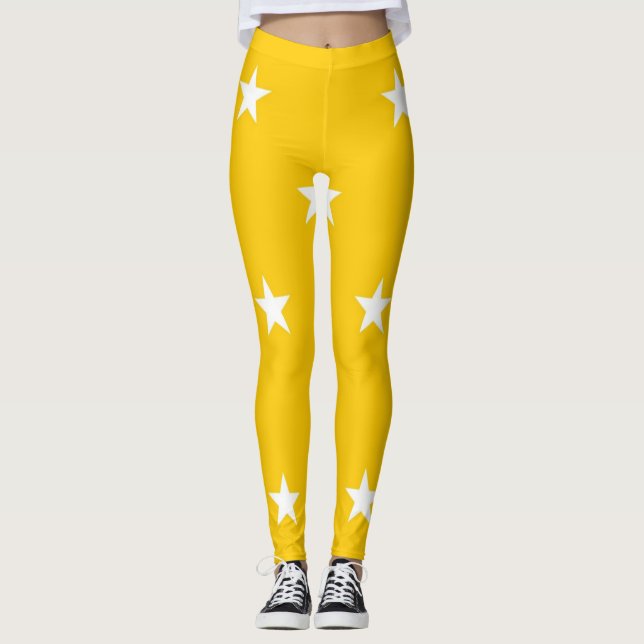 Stars mönster leggings (Framsida)