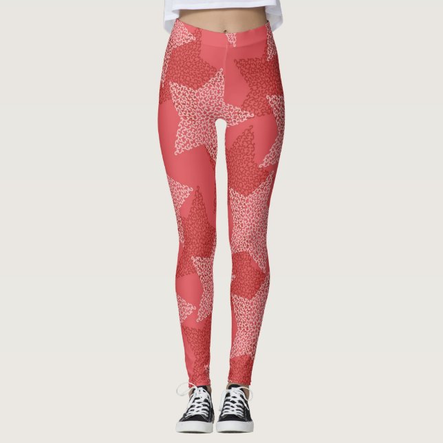 Stars mönster leggings (Framsida)