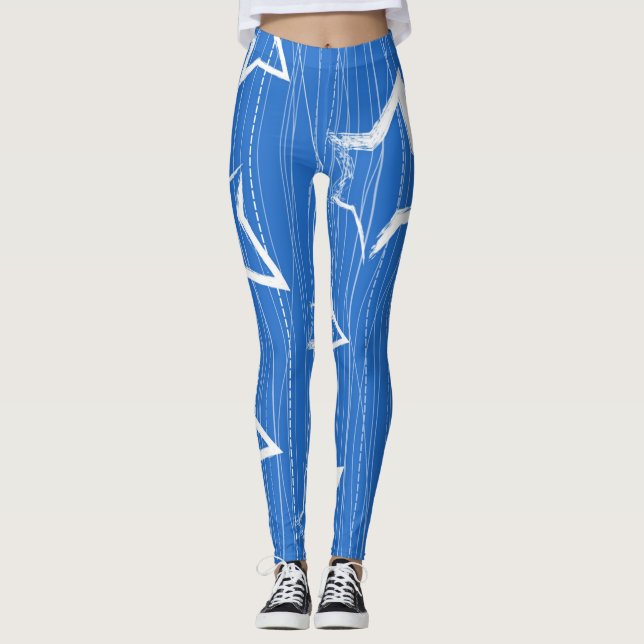 Stars mönster leggings (Framsida)