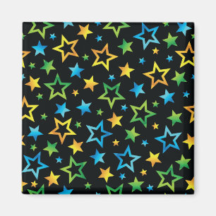 Stars mönster magnet
