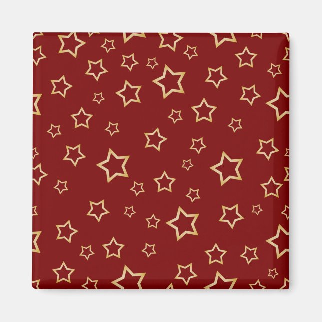 Stars mönster magnet (Framsidan)