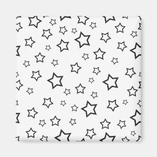 Stars mönster magnet