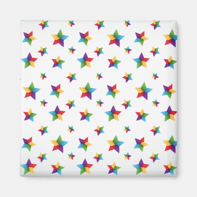 Stars mönster magnet (Framsidan)