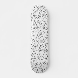 Stars mönster mini skateboard bräda 18,5 cm
