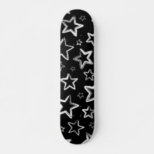 Stars mönster mini skateboard bräda 18,5 cm