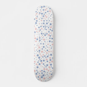 Stars mönster mini skateboard bräda 18,5 cm