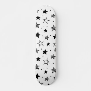 Stars mönster mini skateboard bräda 18,5 cm