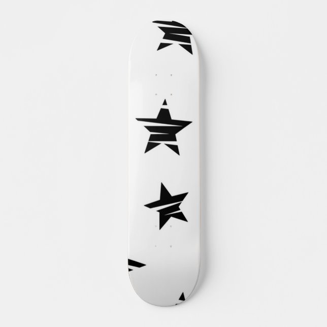 Stars mönster mini skateboard bräda 18,5 cm (Framsida)