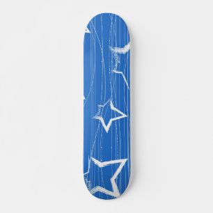 Stars mönster mini skateboard bräda 18,5 cm