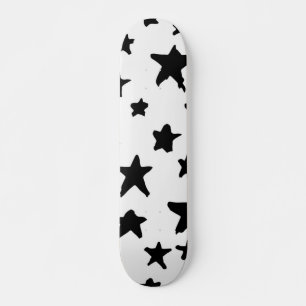 Stars mönster mini skateboard bräda 18,5 cm